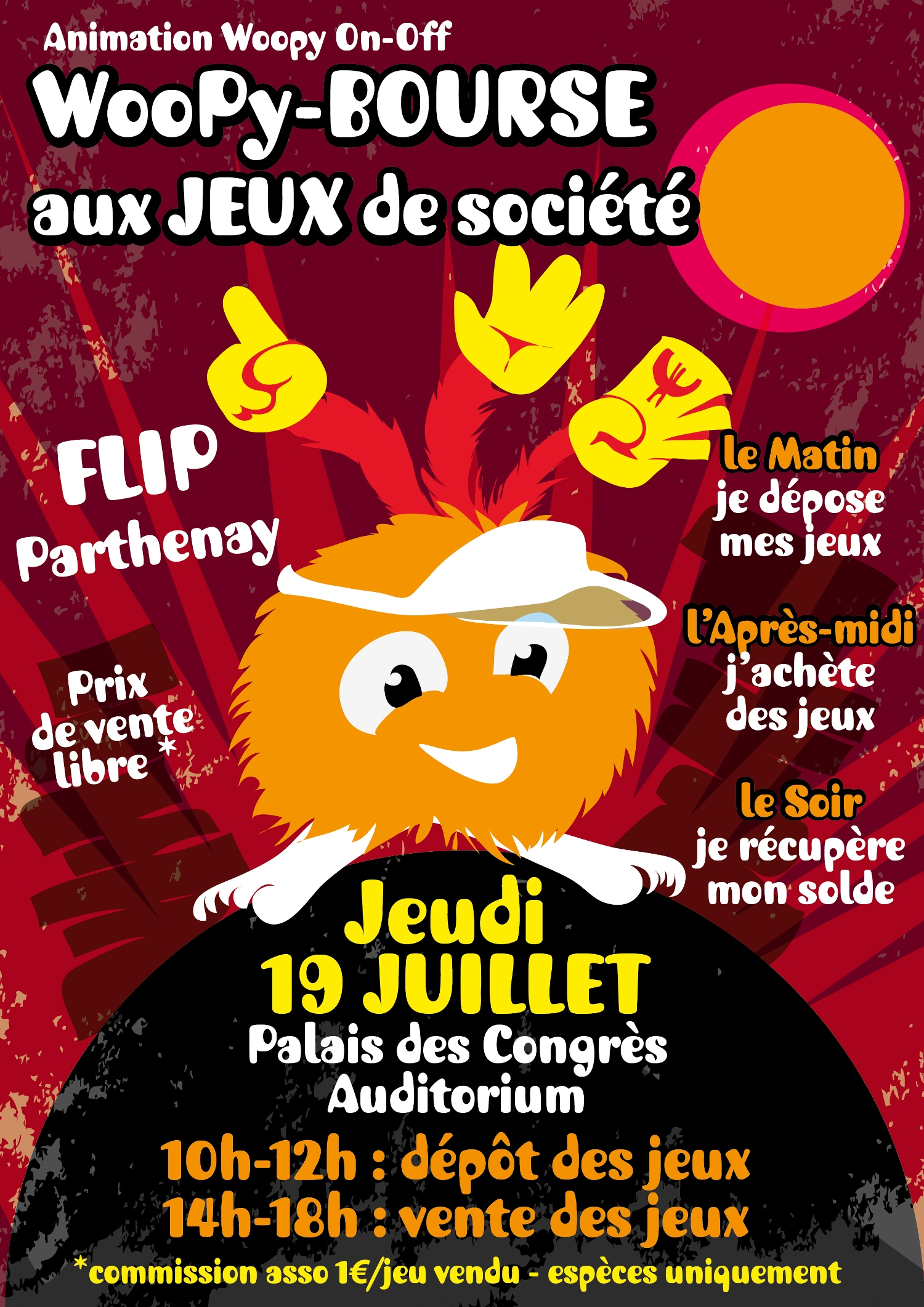 Affiche Bourse aux Jeux 2018
